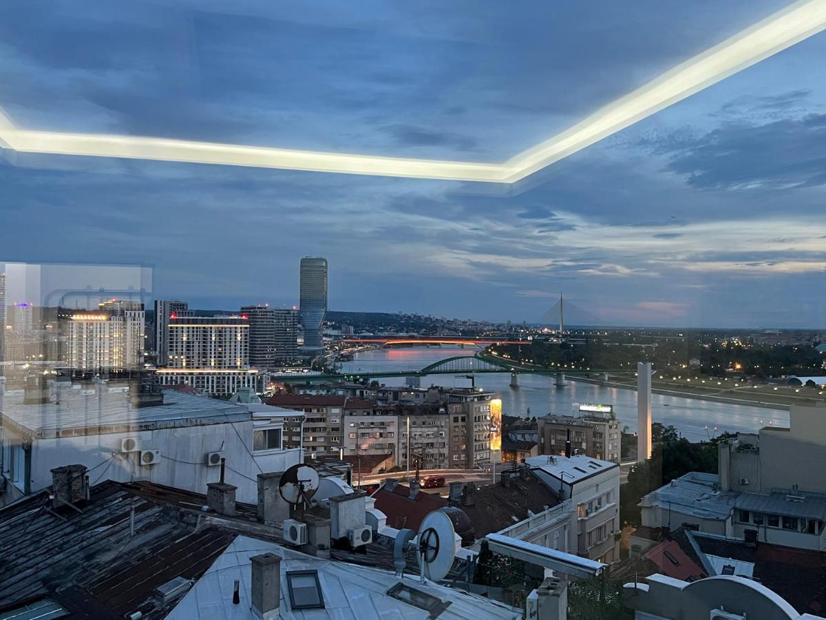 Central Sky View Apartment Belgrad Exterior foto