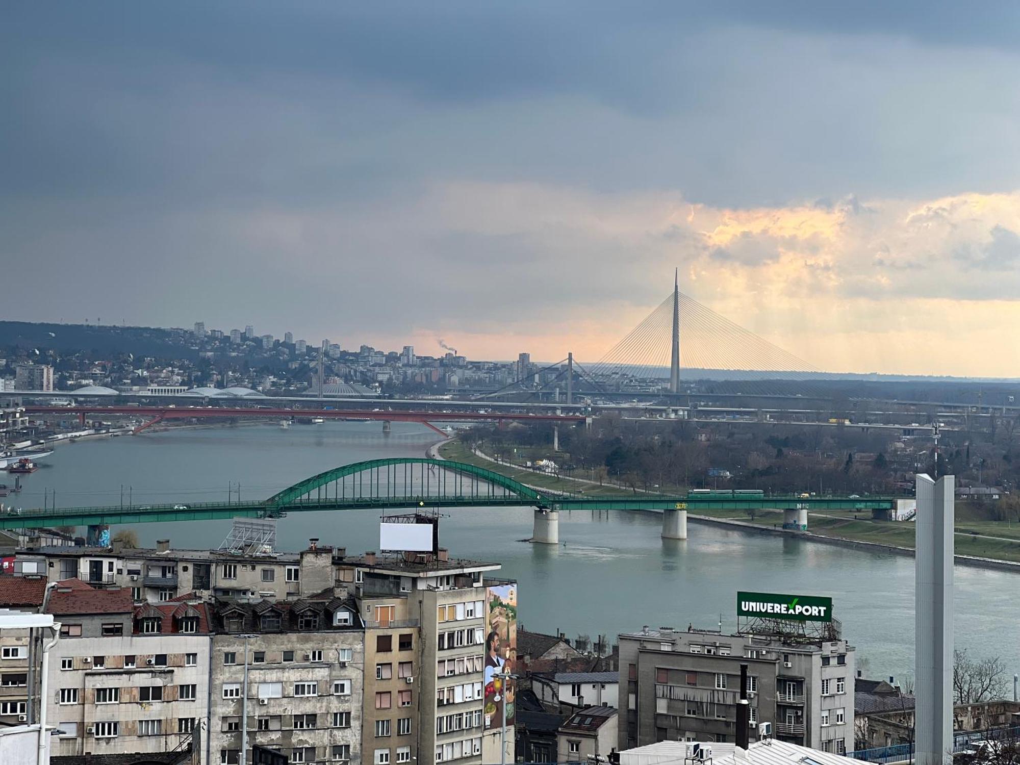 Central Sky View Apartment Belgrad Exterior foto